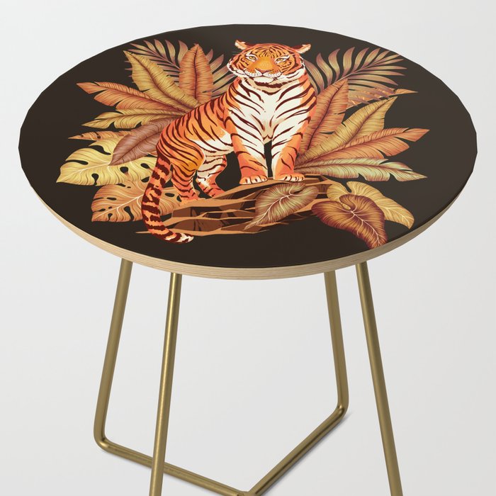 Autumn Jungle Tiger Side Table Gallery Image 2