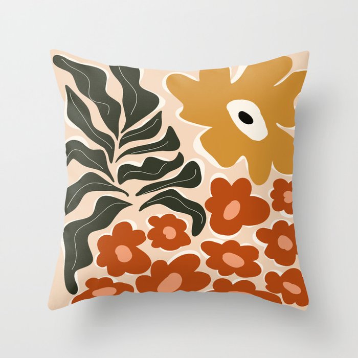 matisse jungle safari   Throw Pillow Gallery Image 1
