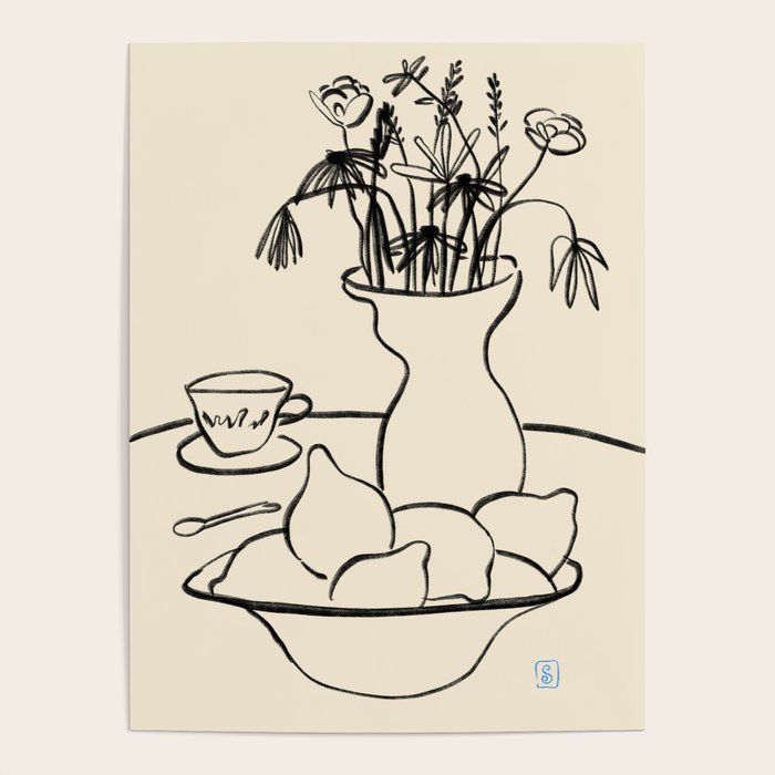 LEMONS AND FLOWERS Poster Gallery Image 1