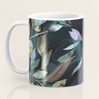 Midnight garden foliage Watercolor Leaves Dark Romantic botanical Jewel tones Coffee Mug Gallery Image 3