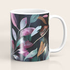 Midnight garden foliage Watercolor Leaves Dark Romantic botanical Jewel tones Coffee Mug Gallery Image 1