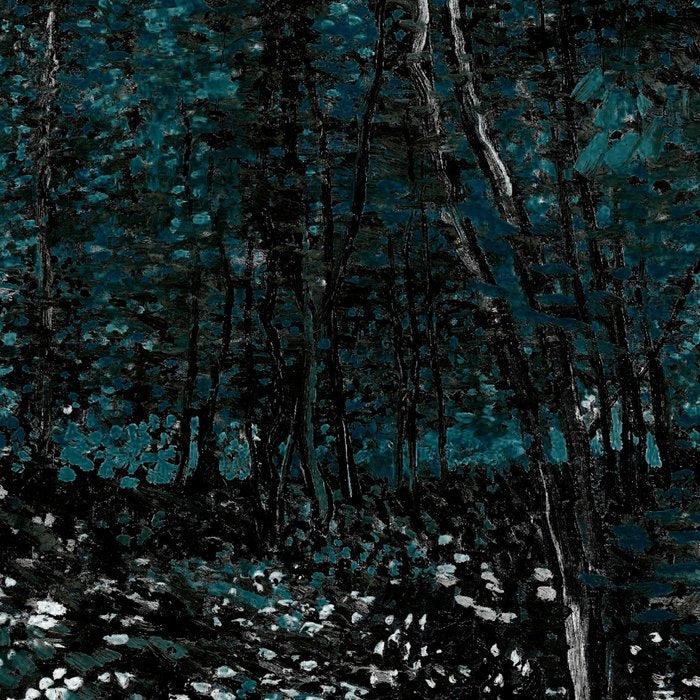 Dark Teal Van Gogh Trees & Underwood Coffee Mug Gallery Image 2