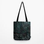 Dark Teal Van Gogh Trees & Underwood Tote Bag Gallery Image 2