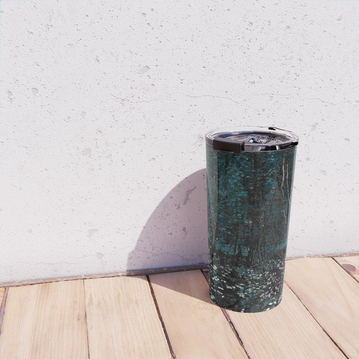 Dark Teal Van Gogh Trees & Underwood Travel Mug Gallery Image 4