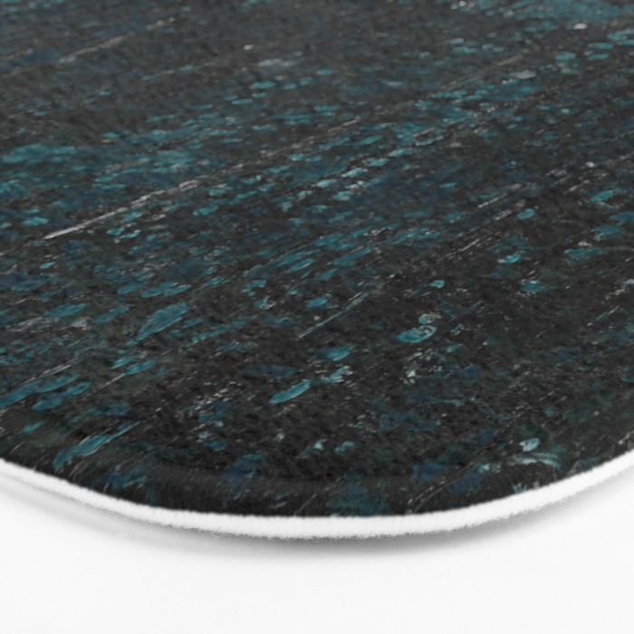 Dark Teal Van Gogh Trees & Underwood Bath Mat Gallery Image 3