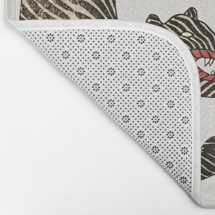 Japanese Tiger Bath Mat Gallery Image 2