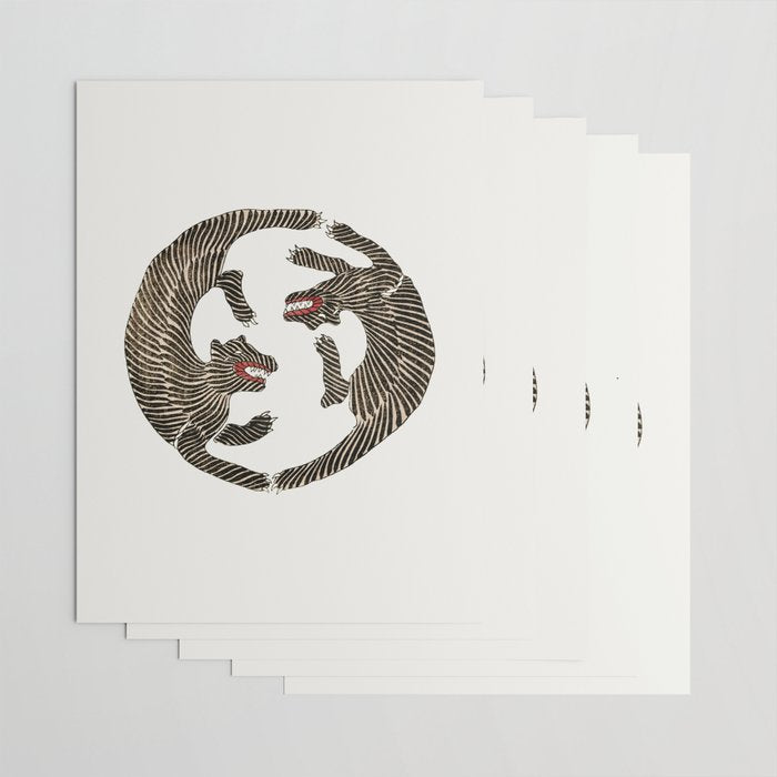 Japanese Tiger Wrapping Paper Gallery Image 3