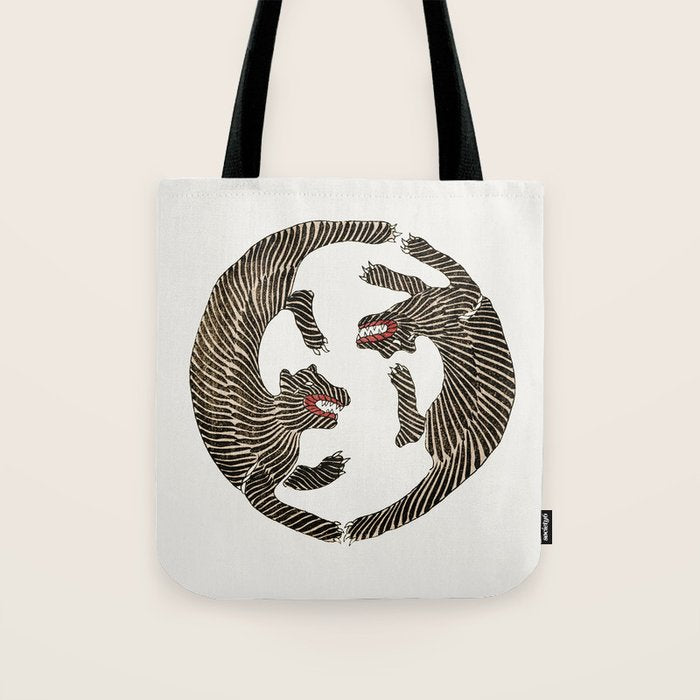 Japanese Tiger Tote Bag Gallery Image 1
