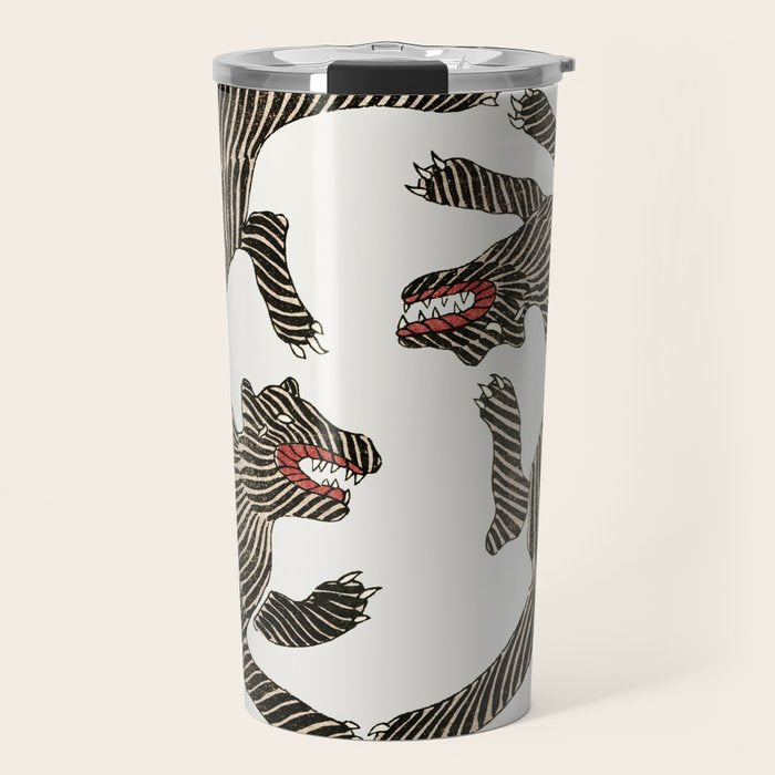 Japanese Tiger Travel Mug Gallery Image 1