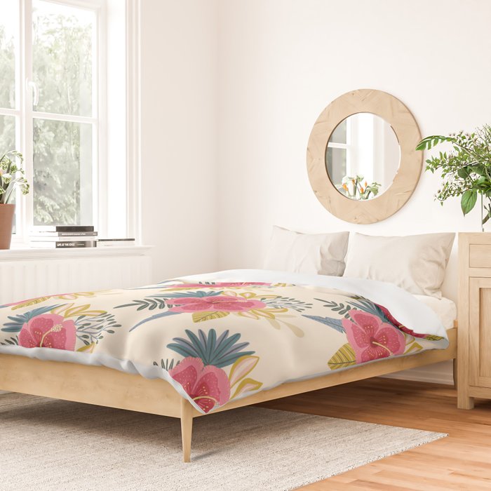 Tropical Floral Duvet Cover Gallery Image 2