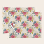Tropical Floral Placemat Gallery Image 1