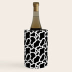 Abstract black and white water surface pattern Wine Chiller Gallery Image 1
