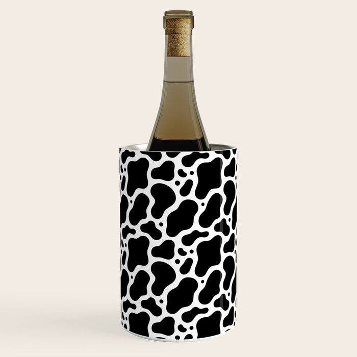 Abstract black and white water surface pattern Wine Chiller Gallery Image 1