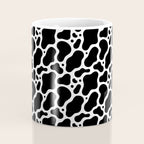 Abstract black and white water surface pattern Coffee Mug Gallery Image 4
