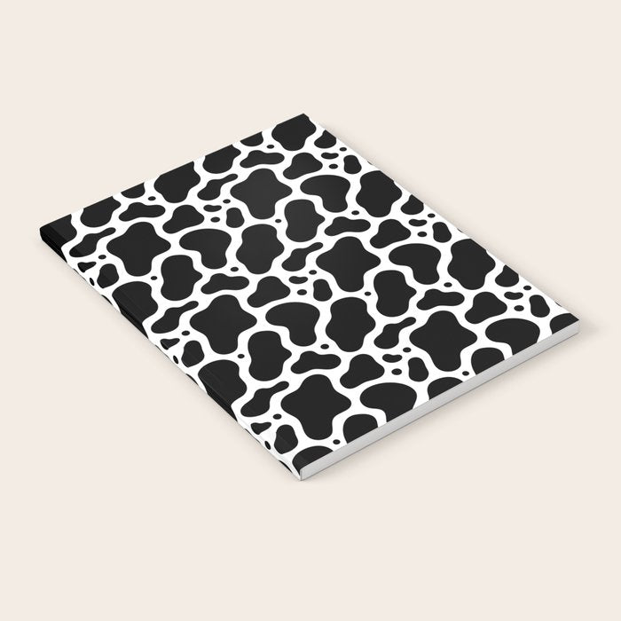 Abstract black and white water surface pattern Notebook Gallery Image 2