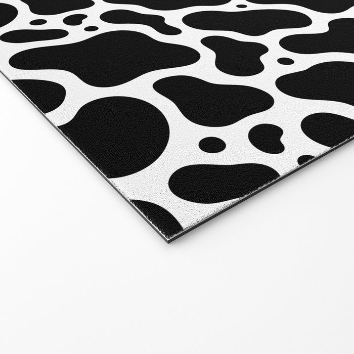 Abstract black and white water surface pattern Welcome Mat Gallery Image 2
