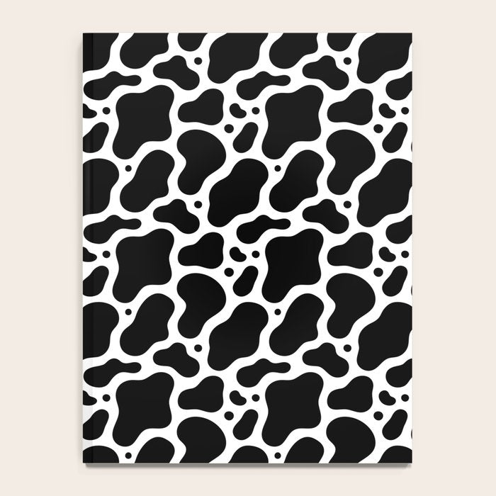 Abstract black and white water surface pattern Notebook Gallery Image 4