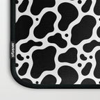 Abstract black and white water surface pattern Laptop Sleeve Gallery Image 3