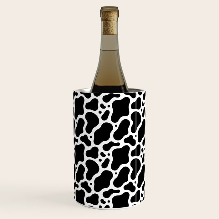 Abstract black and white water surface pattern Wine Chiller Gallery Image 3