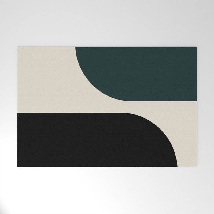 Modern Minimal Arch Abstract LXXXIV Welcome Mat Gallery Image 1