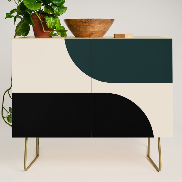 Modern Minimal Arch Abstract LXXXIV Credenza Gallery Image 1