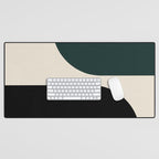 Modern Minimal Arch Abstract LXXXIV Desk Mat Gallery Image 1