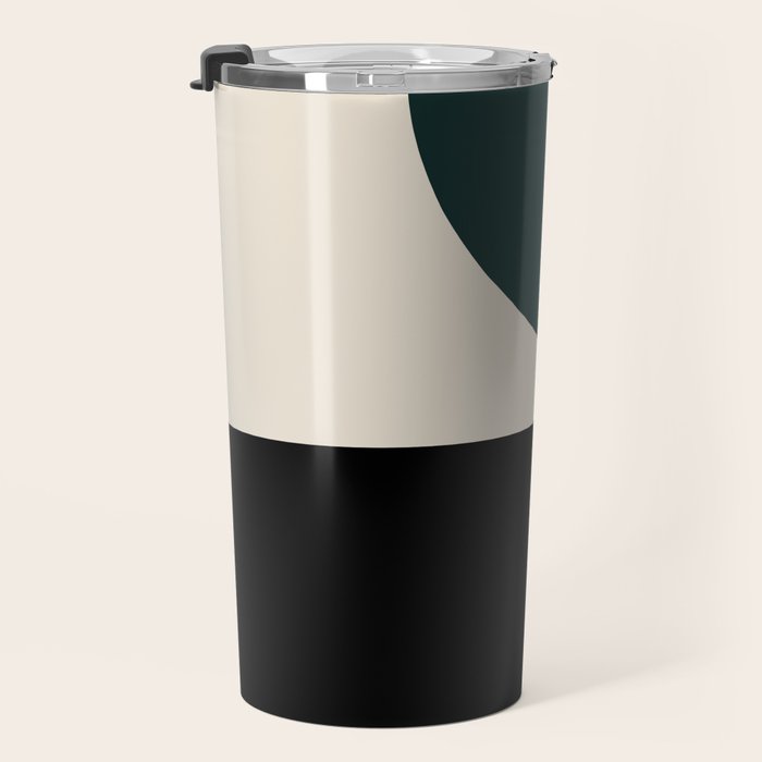Modern Minimal Arch Abstract LXXXIV Travel Mug Gallery Image 3