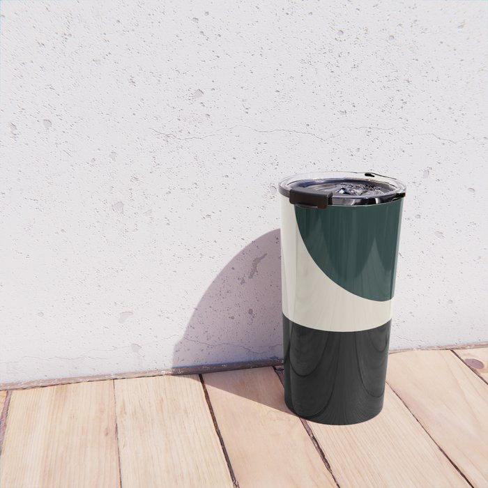 Modern Minimal Arch Abstract LXXXIV Travel Mug Gallery Image 4