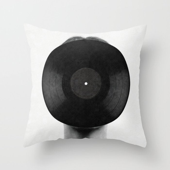 Vinyl record Throw Pillow Gallery Image 1