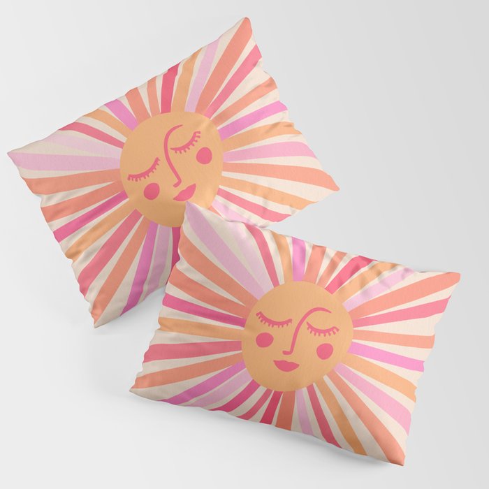 Sunshine - Pink Pillow Sham Gallery Image 3