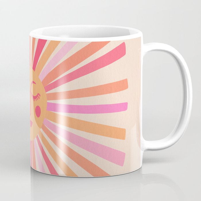 Sunshine - Pink Coffee Mug Gallery Image 1