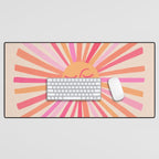Sunshine â Pink Desk Mat Gallery Image 1