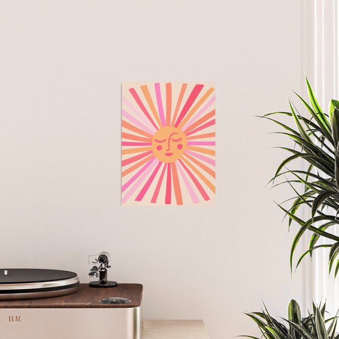 Sunshine - Pink Poster Gallery Image 2