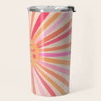 Sunshine - Pink Travel Mug Gallery Image 2