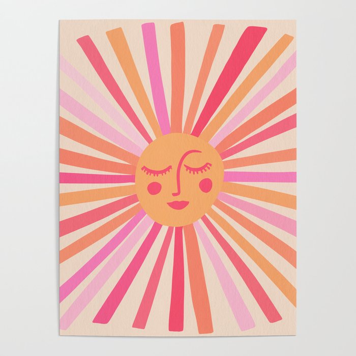 Sunshine - Pink Poster Gallery Image 4