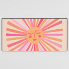 Sunshine â Pink Desk Mat Gallery Image 3