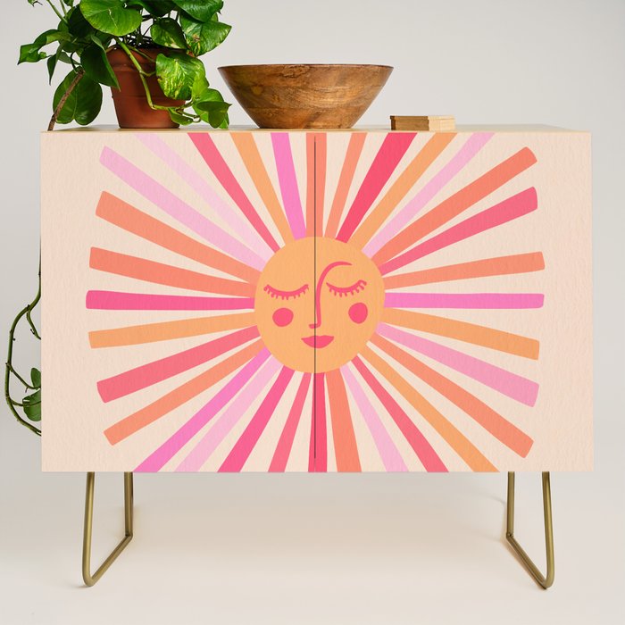 Sunshine - Pink Credenza Gallery Image 1