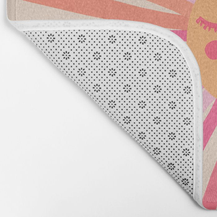 Sunshine - Pink Bath Mat Gallery Image 2