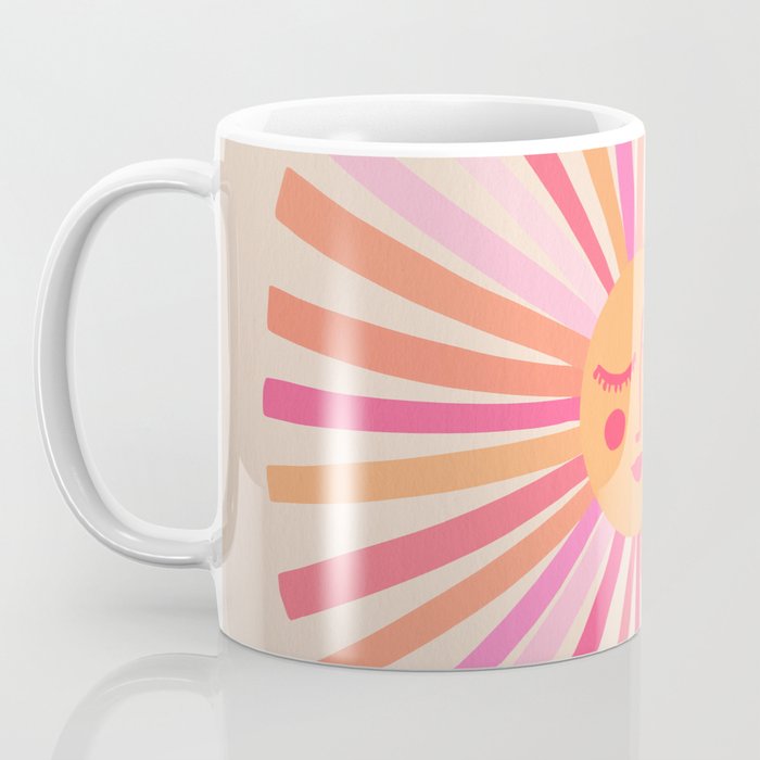 Sunshine - Pink Coffee Mug Gallery Image 3