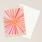 Sunshine - Pink Stationery Card Gallery Image 2