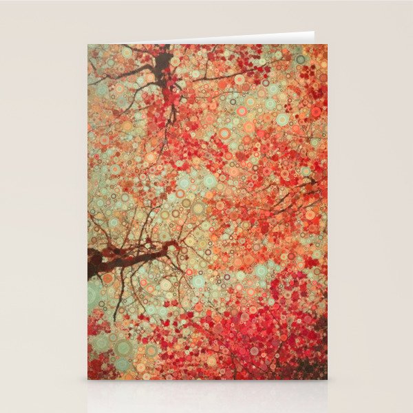 Autumn Reds Stationery Card Gallery Image 1
