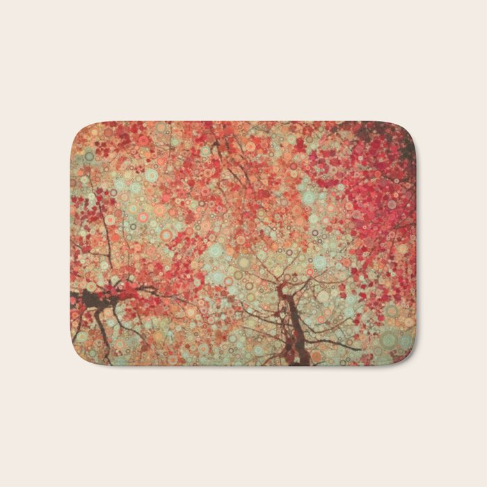 Autumn Reds Bath Mat Gallery Image 1