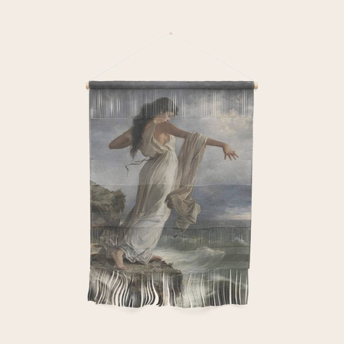 Sappho By Miquel Carbonell I Selva (1854-1896) Safo - 1881 Wall Hanging Gallery Image 1