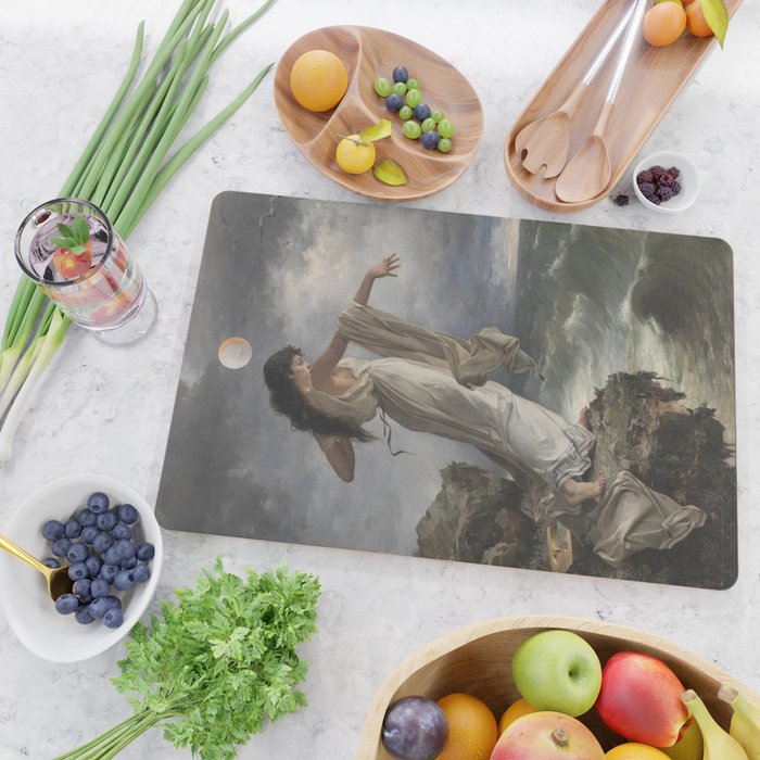 Sappho By Miquel Carbonell I Selva (1854-1896) Safo - 1881 Cutting Board Gallery Image 2