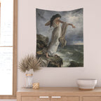 Sappho By Miquel Carbonell I Selva (1854-1896) Safo - 1881 Wall Tapestry Gallery Image 2