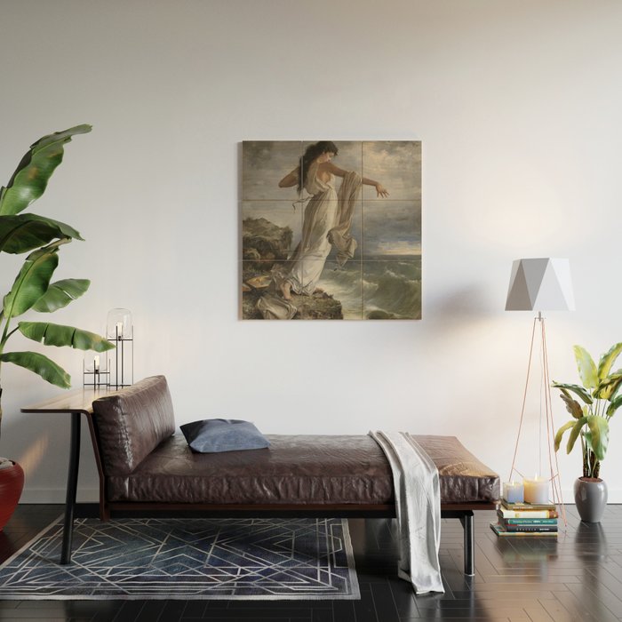 Sappho By Miquel Carbonell I Selva (1854-1896) Safo - 1881 Wood Wall Art Gallery Image 2