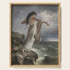Sappho By Miquel Carbonell I Selva (1854-1896) Safo - 1881 Serving Tray Gallery Image 1