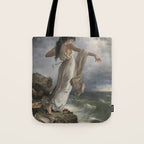 Sappho By Miquel Carbonell I Selva (1854-1896) Safo - 1881 Tote Bag Gallery Image 1