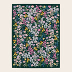 Wildflower Field on Pine Grove - Pink, Orange, Blue, & Purple Poster Gallery Image 4
