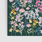 Wildflower Field on Pine Grove - Pink, Orange, Blue, & Purple Poster Gallery Image 3
